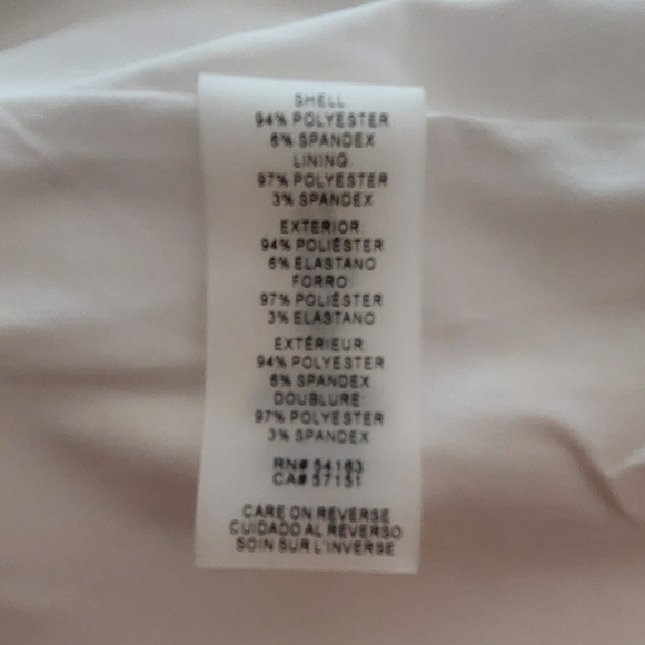 Calvin Klein White Skirt Size 10 - Picture 4 of 4